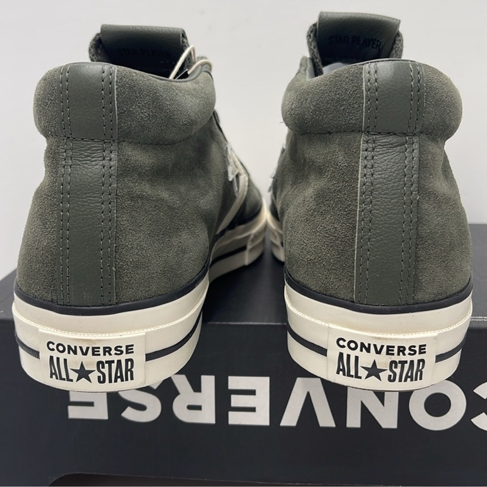 CONVERSE STAR PLAYER 76 MID CAVE GREEN/EGRET/BLACK - Picture 4 of 6